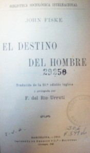 El destino del hombre