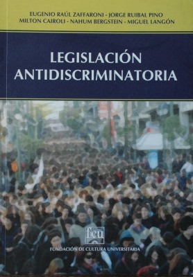Legislación antidiscriminatoria