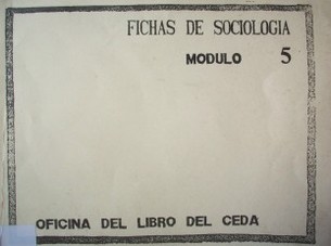 Fichas de Sociología