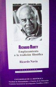 Richard Rorty : emplazamiento a la tradición filosófica