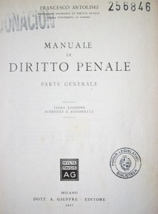 Manuale di Diritto Penale