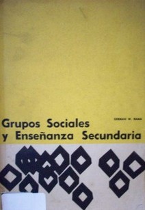 Grupos sociales y enseñanza secundaria