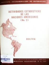 Actividades estadísticas de las Naciones Americanas