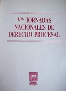 Jornadas Nacionales de Derecho Procesal (5as.)