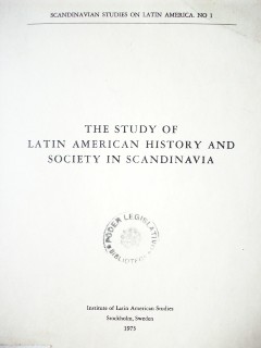 The study of Latin America history and society in Scandinavia