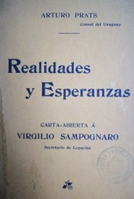 Realidades y esperanzas : realidades y esperanzas : carta-abierta a Virgilio Sampognaro, Secretario de Legación