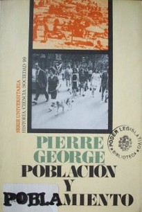 Población y poblamiento