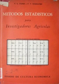 Métodos estadísticos para investigadores agrícolas