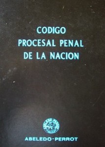 Código procesal penal de la Nación