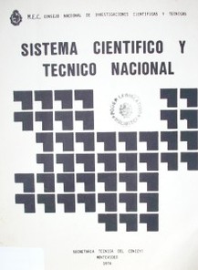 Sistema científico y técnico nacional