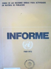 Informe : 1969-1972