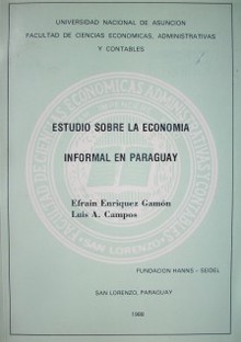 Estudio sobre la economía informal en Paraguay
