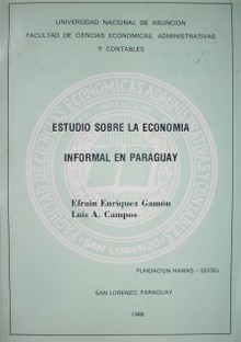 Estudio sobre la economía informal en Paraguay