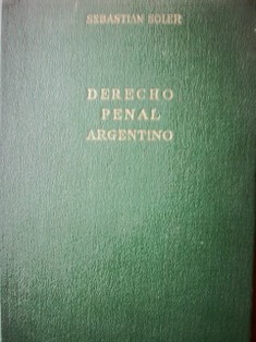 Derecho Penal argentino