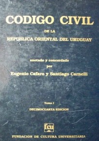 Código Civil de la República Oriental del Uruguay