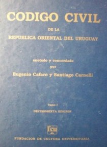 Código Civil de la República Oriental del Uruguay