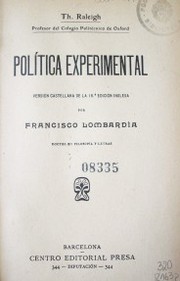 Política elemental (elementary politics)