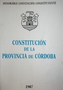 Constitución de la Provincia de Córdoba