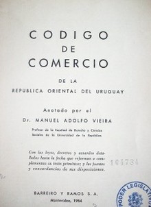 Código de Comercio de la República Oriental del Uruguay