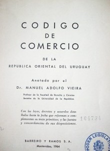 Código de Comercio de la República Oriental del Uruguay