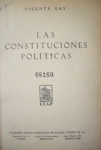 Las constituciones políticas