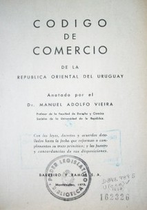 Código de Comercio de la República Oriental del Uruguay