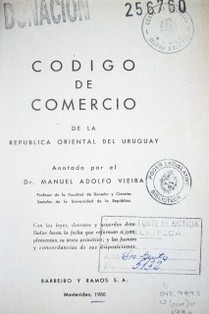 Código de Comercio de la República Oriental del Uruguay