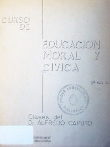 Curso de educación moral y civica