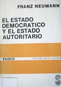 El Estado democrático y el Estado autoritario