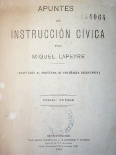 Apuntes de instrucción cívica