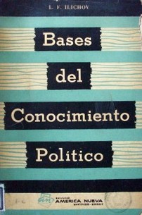 Bases del conocimiento político : manual de estudio