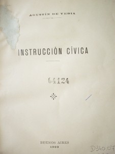 Instrucción cívica