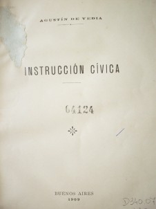 Instrucción cívica