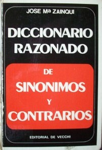 Diccionario razonado de sinónimos y contrarios