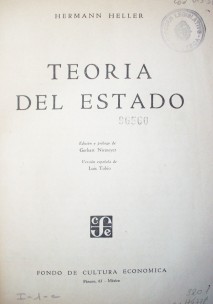 Teoría del Estado