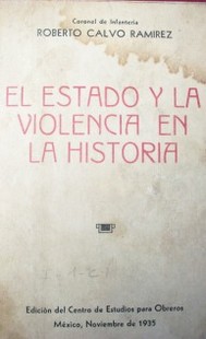 El Estado y la violencia en la historia