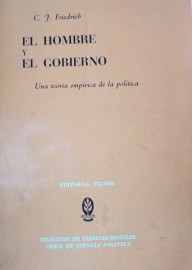 El hombre y el gobierno : una teoría empírica de la política