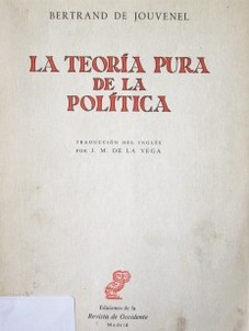 La teoría pura de la política