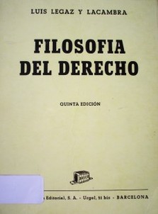 Filosofía del Derecho