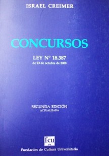 Concursos : ley nº 18.387 de 23 de octubre de 2008