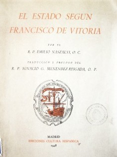 El Estado según Francisco de Vitoria