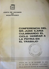 Conferencia del Sr. Juan Ilaria culminando el ciclo "Honrar a la patria en el trabajo"