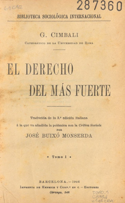 El derecho del más fuerte