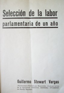 Selección de la labor parlamentaria de un año.