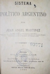 Sistema político argentino