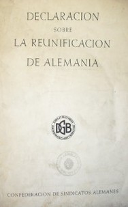 Declaración sobre la reunificación de Alemania