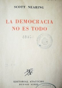 La democracia no es todo