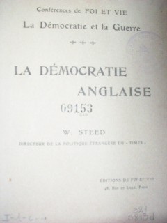 La démocratie anglaise