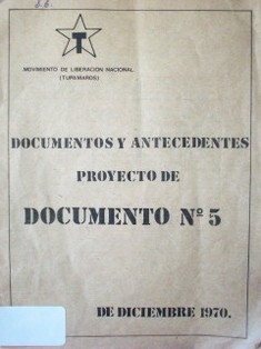 Documentos y antecedentes proyecto de documento nº 5