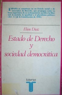 Estado de derecho y sociedad democrática